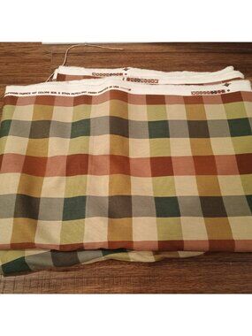 P/Kaufmann Fabrics Upholstery Check Multicolor 54" Wide 4 Yards